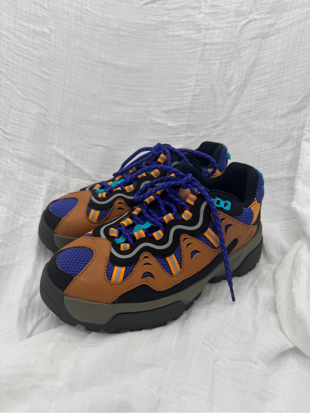 Converse GLF Gianno Ox Chunky Multicolor Sneakers - Purple Blue, Brown, Black